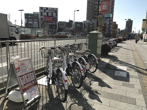 朝霞駅南口駅前広場 Hello Cycling ダイチャリ のレンタサイクル 自転車 シェアサイクルポート情報 Ryde Cycle ライドサイクル