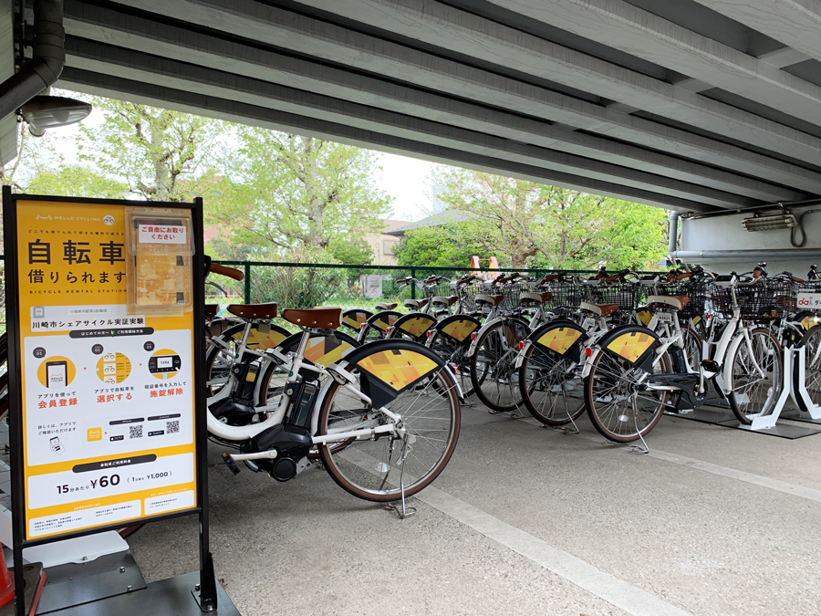 川崎市川崎区駅周辺のレンタサイクル(自転車)・シェアサイクルポートを