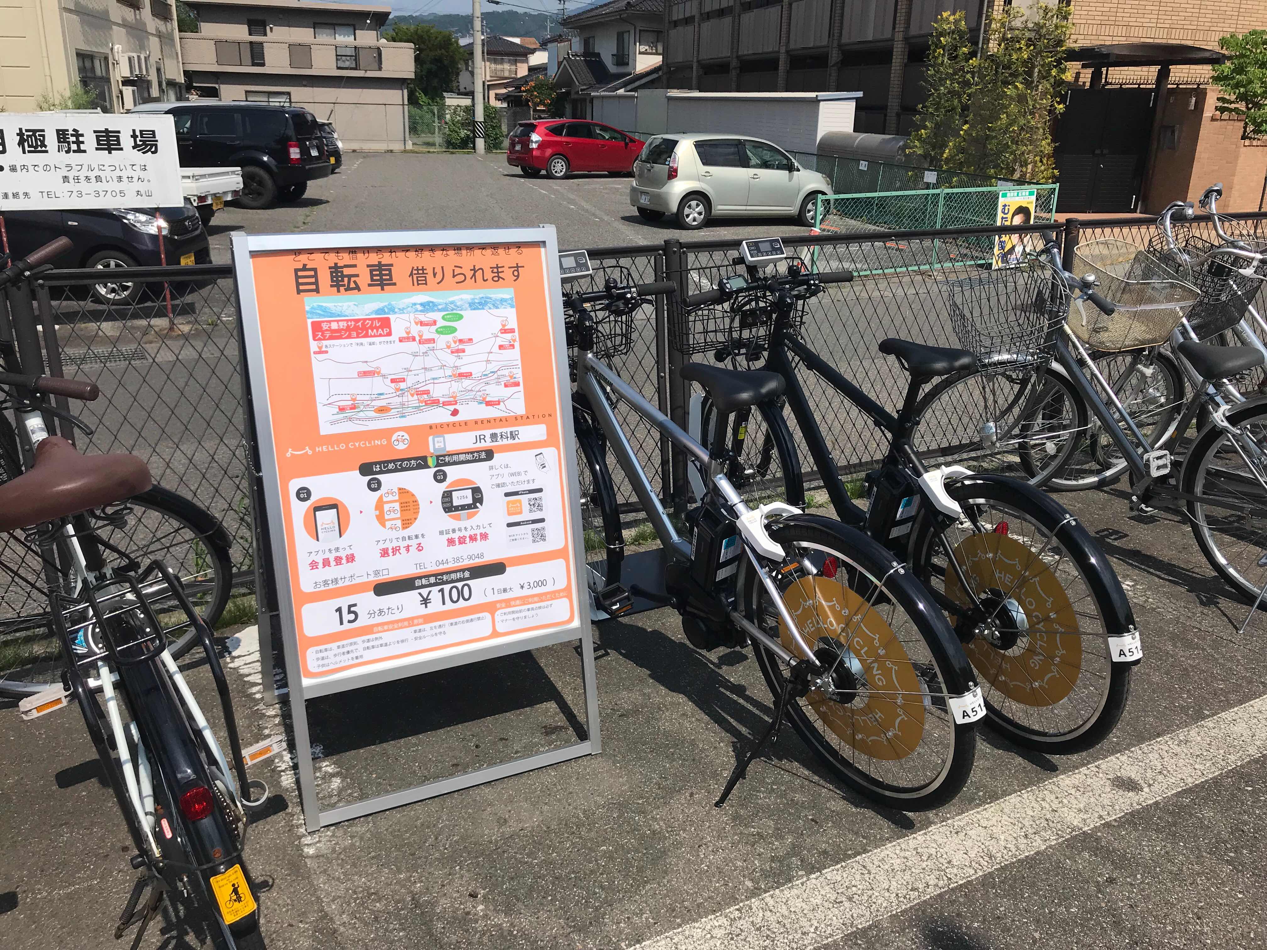 JR豊科駅前 (HELLO CYCLING ポート) image