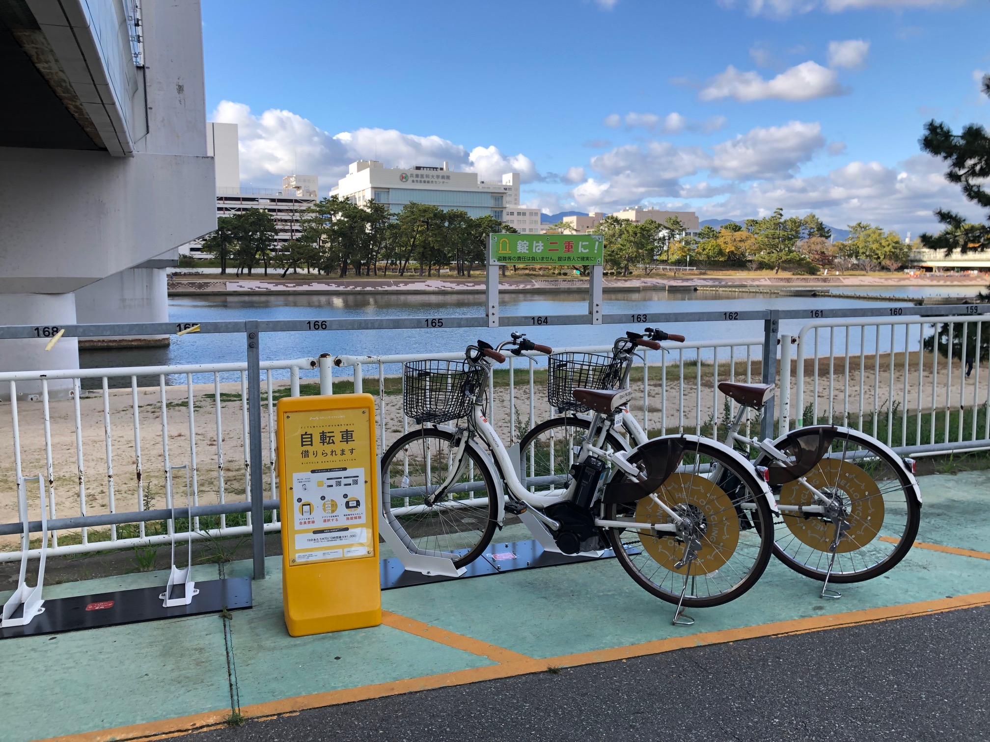 阪神武庫川駅自転車駐車場