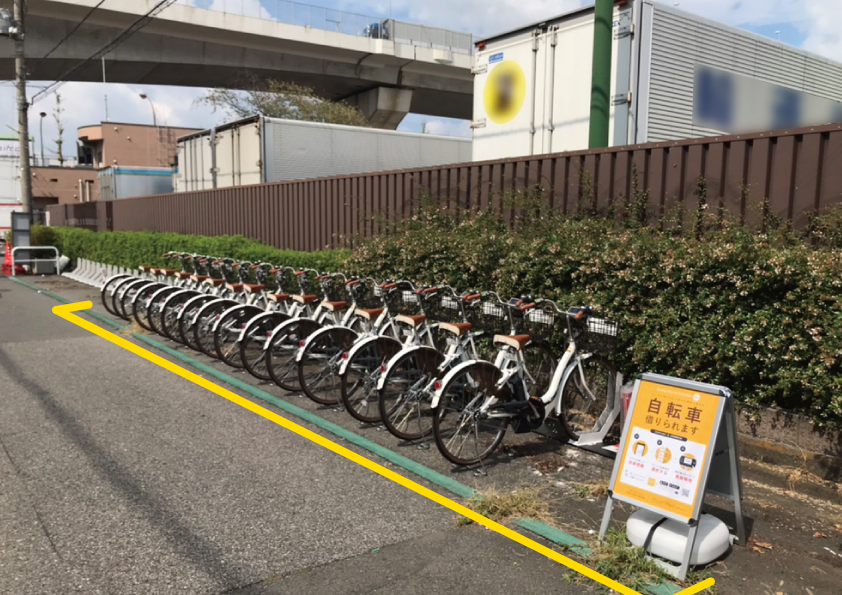 西高島平駅前自転車駐車場 Hello Cycling ダイチャリ のレンタサイクル 自転車 シェアサイクルポート情報 Ryde Cycle ライドサイクル