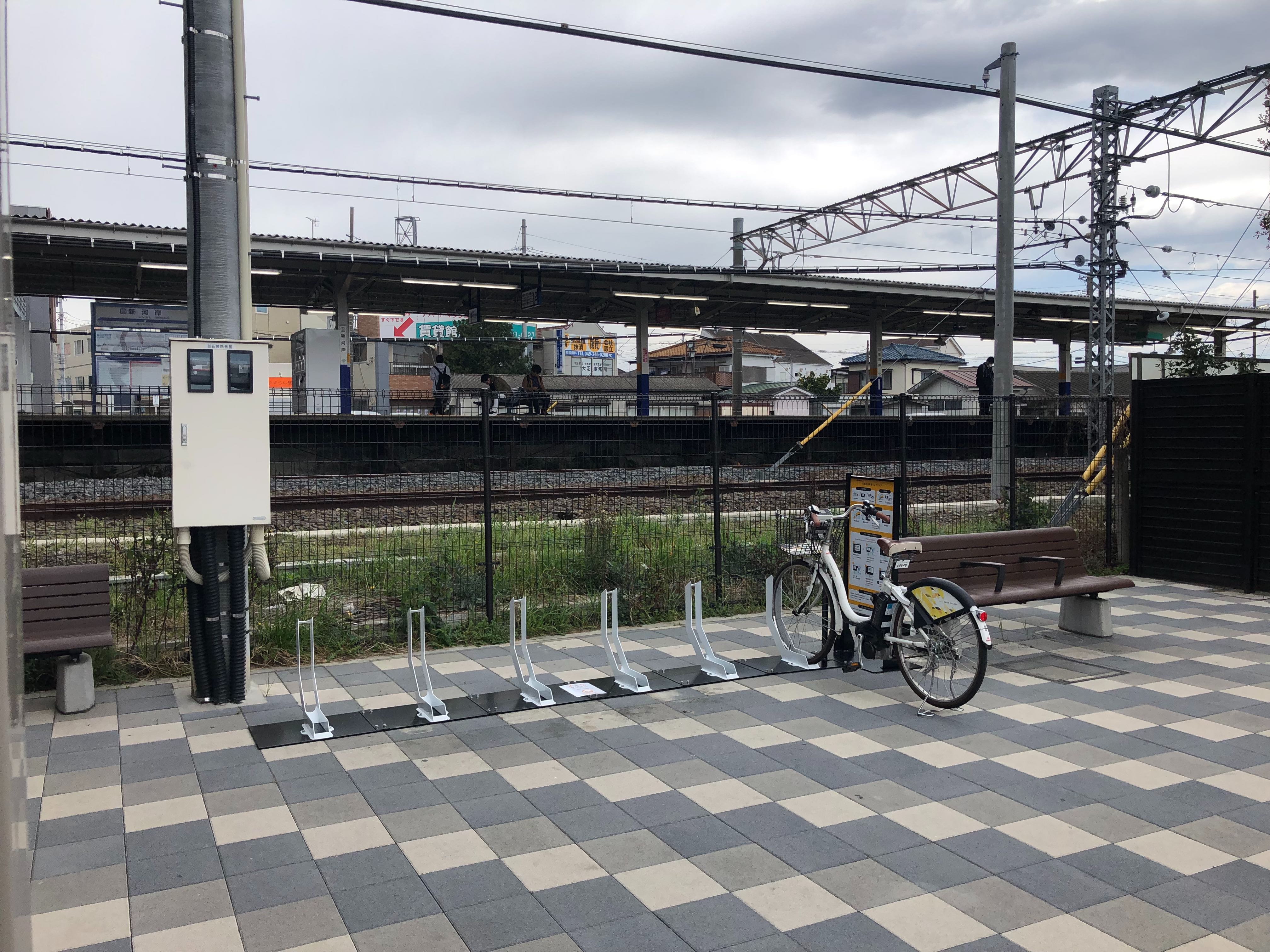 新河岸駅周辺のレンタサイクル(自転車)・シェアサイクルポートを探す 