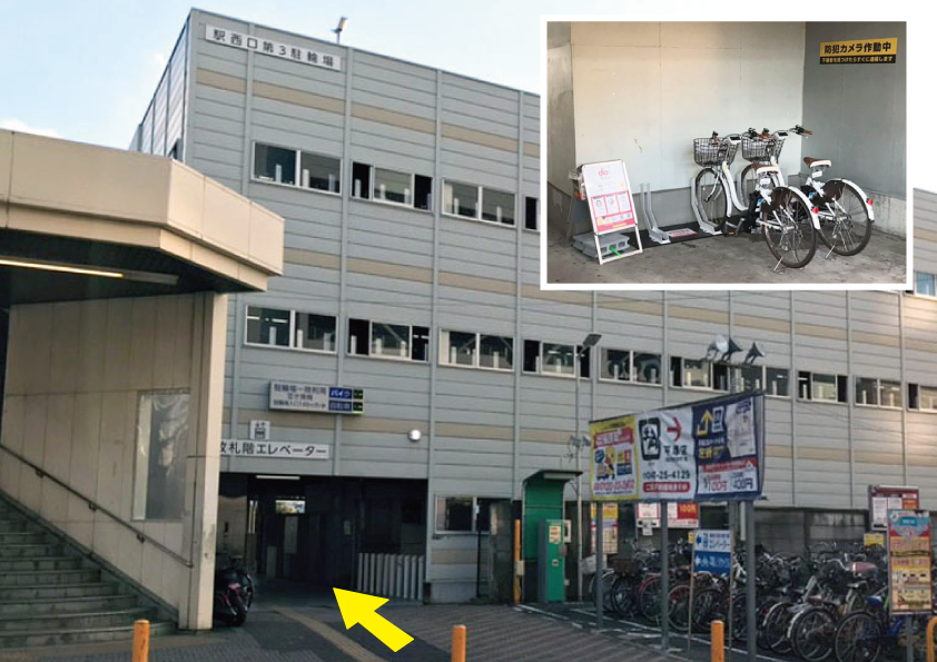 平塚駅西口第3駐輪場 Hello Cycling ダイチャリ のレンタサイクル 自転車 シェアサイクルポート情報 Ryde Cycle ライドサイクル