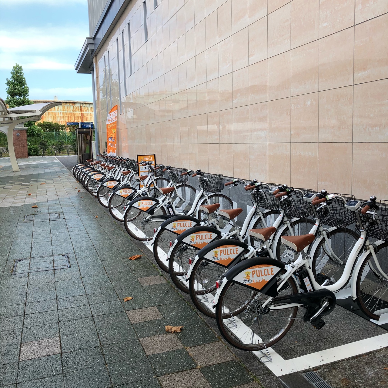 ここから清水駅まで 自転車