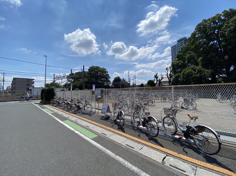 ふじみ野駅西口調整池駐輪場(HELLO CYCLING,ダイチャリ)の 