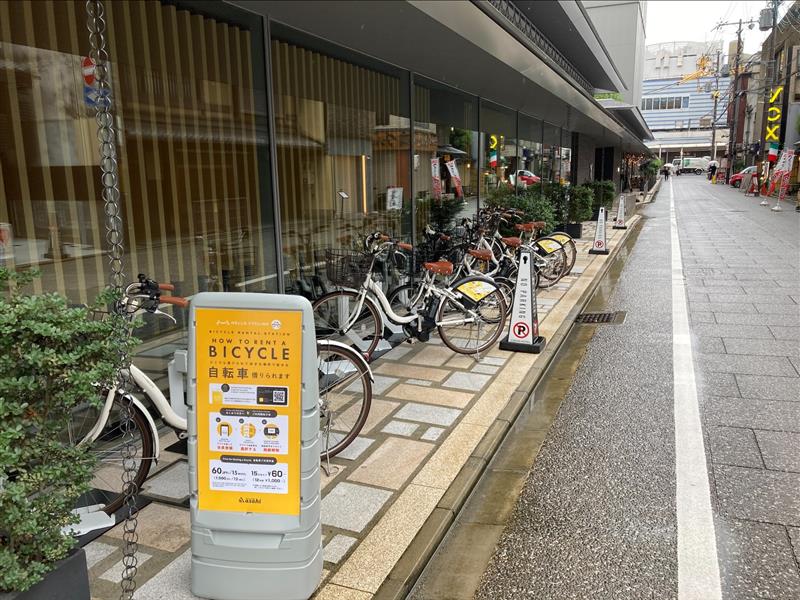 シェア自転車 京都河原町