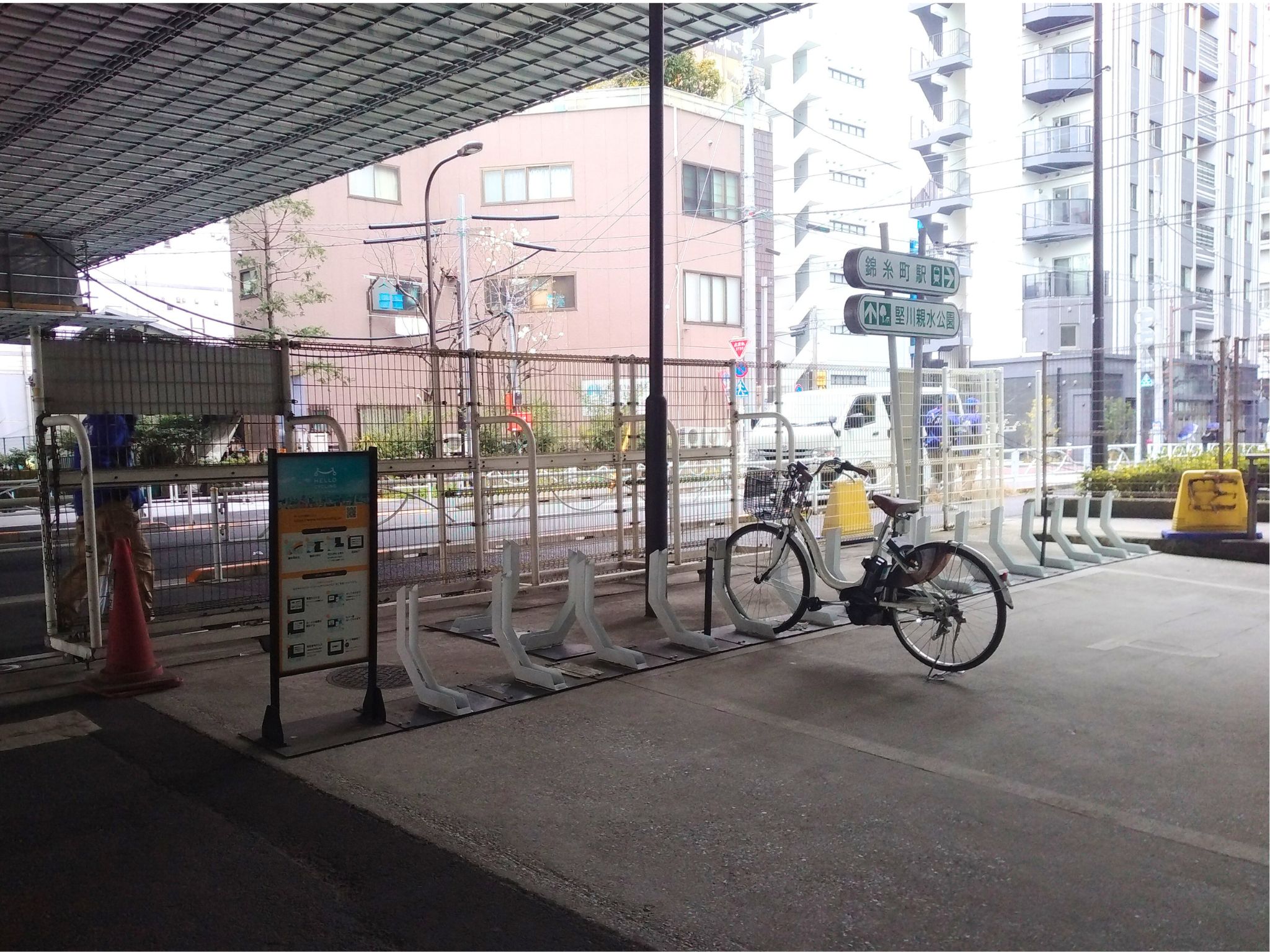 牡丹橋通り自転車駐車場内 (HELLO CYCLING ポート)の画像1