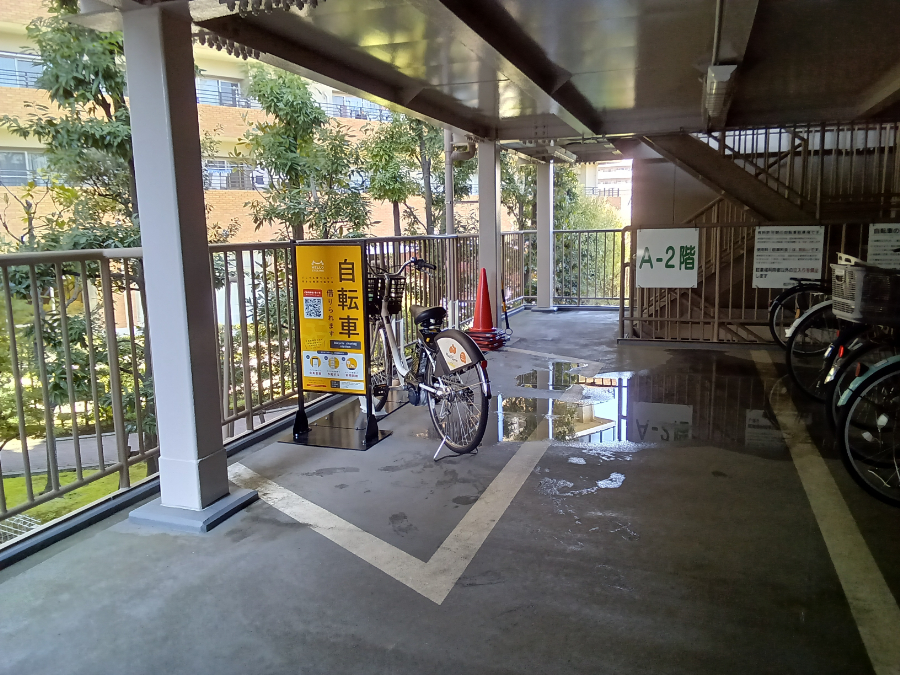 松戸駅西口高架下駐輪場(2階) (HELLO CYCLING ポート)の画像1