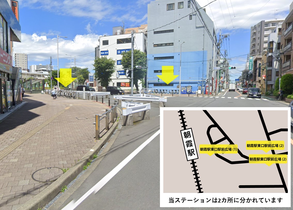 朝霞駅東口駅前広場(2)