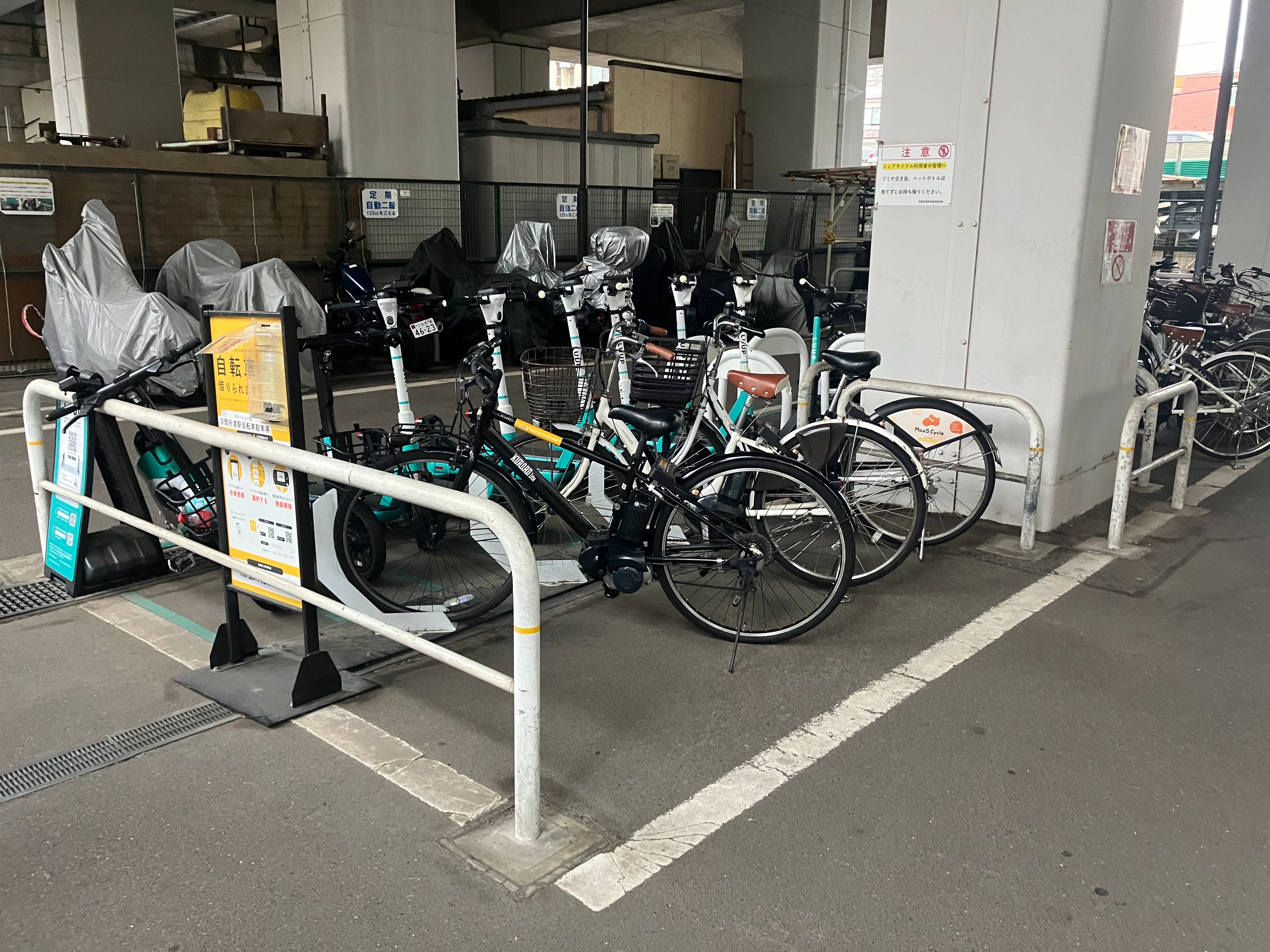 浮間舟渡駅自転車駐車場