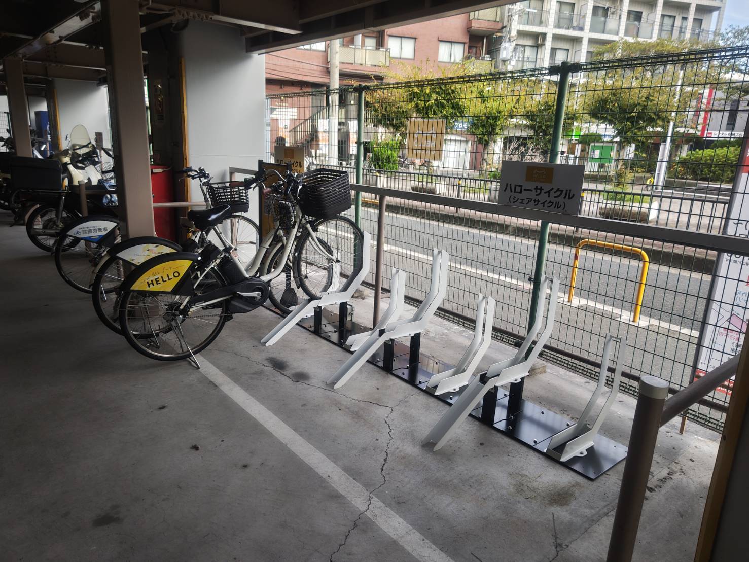 京阪古川橋駅西駐輪場