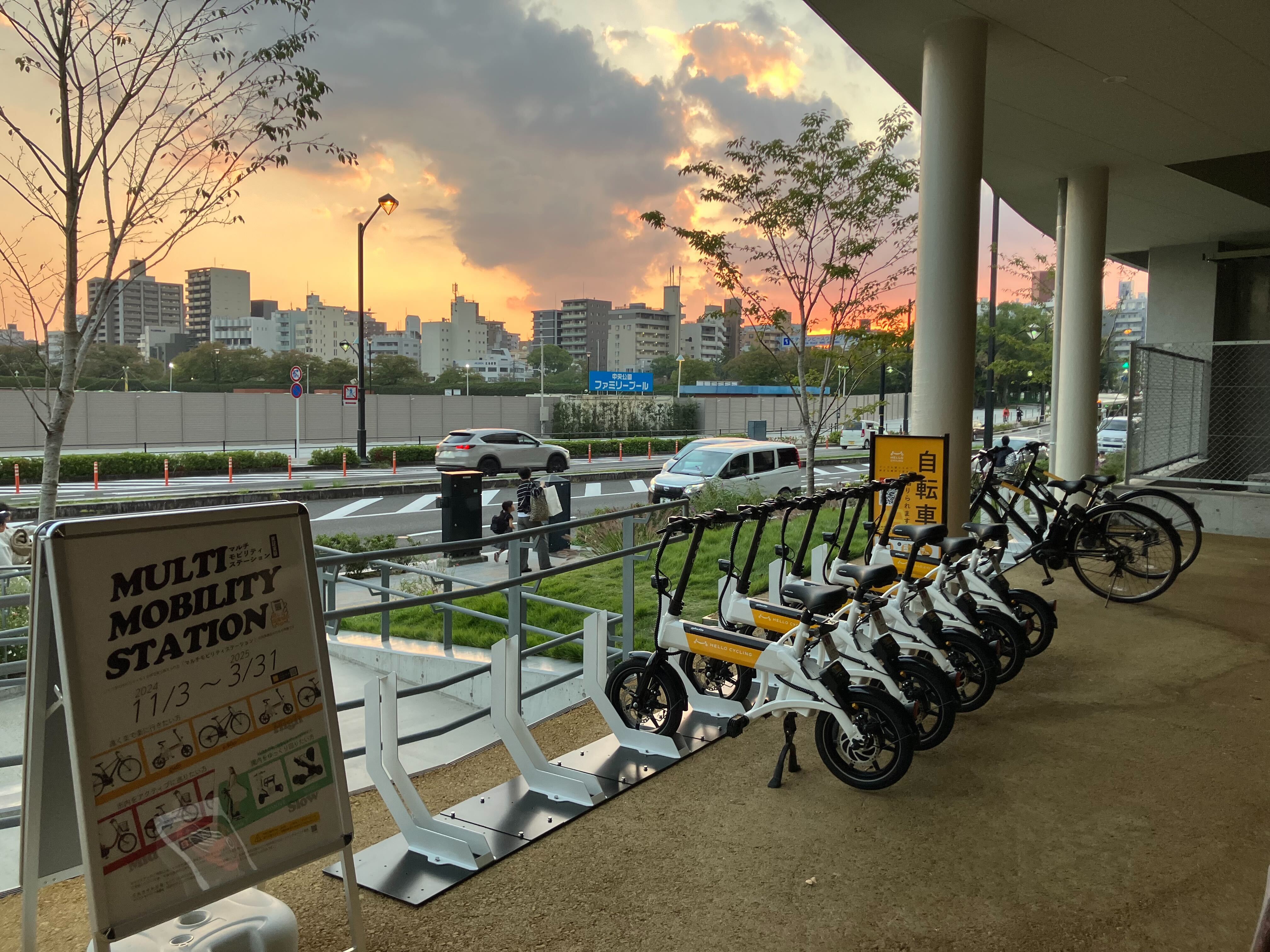 080.マルナカ白島店(ドコモ・バイクシェア,広島市シェアサイクル