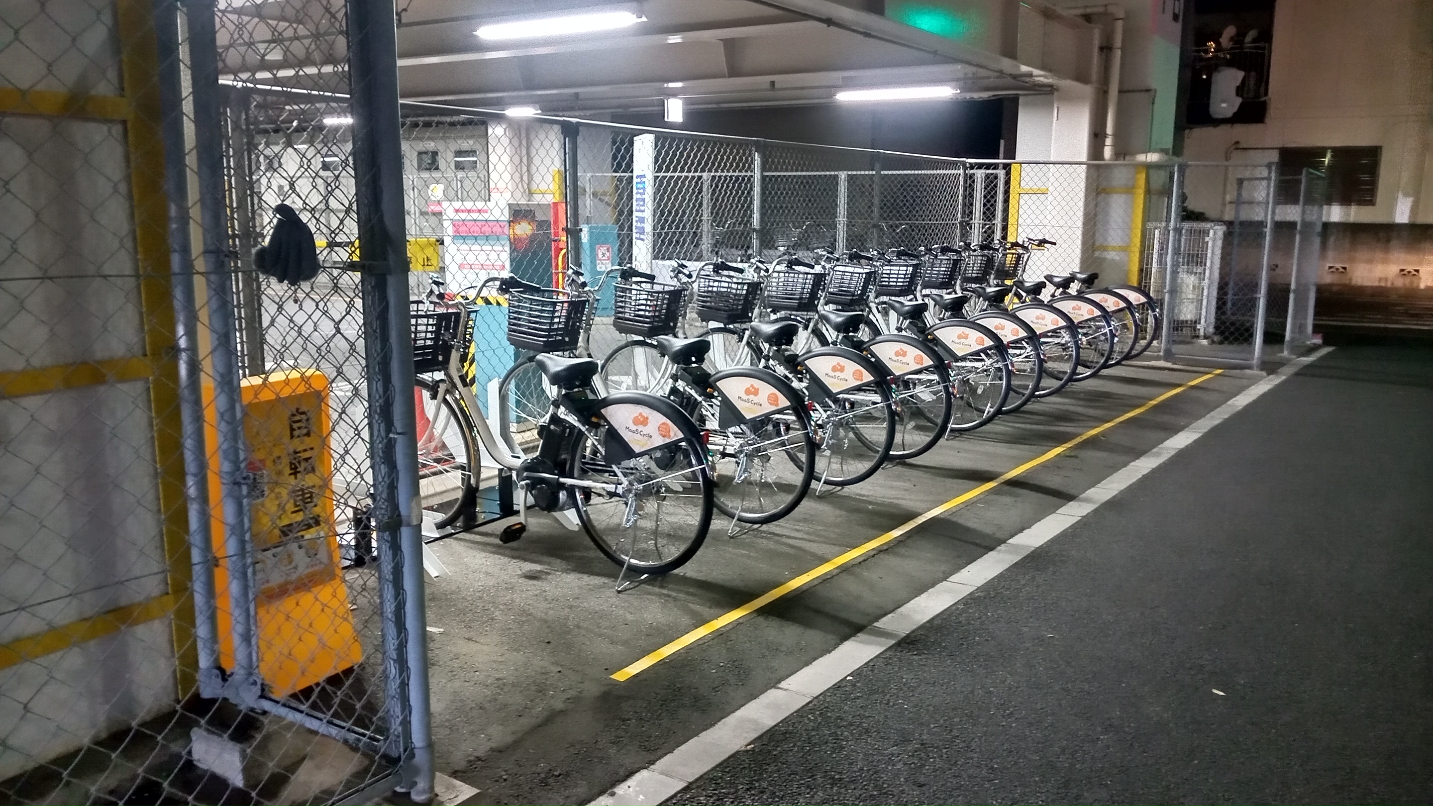 新越谷駅 1B駐車場北側