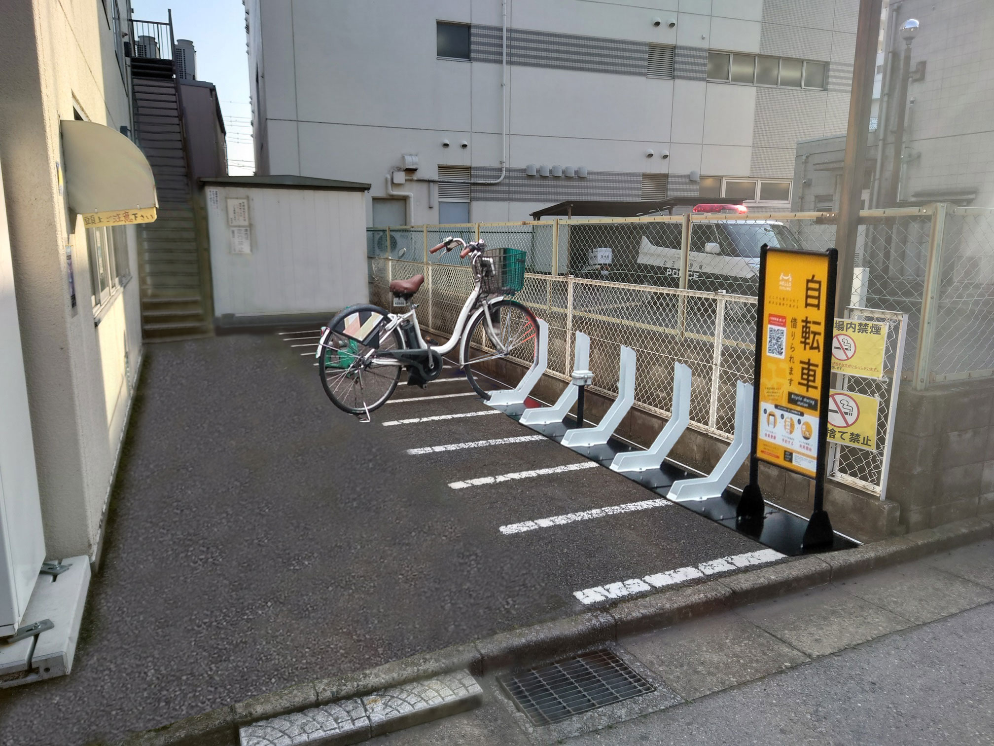 徳重サイクルビル前シェアST