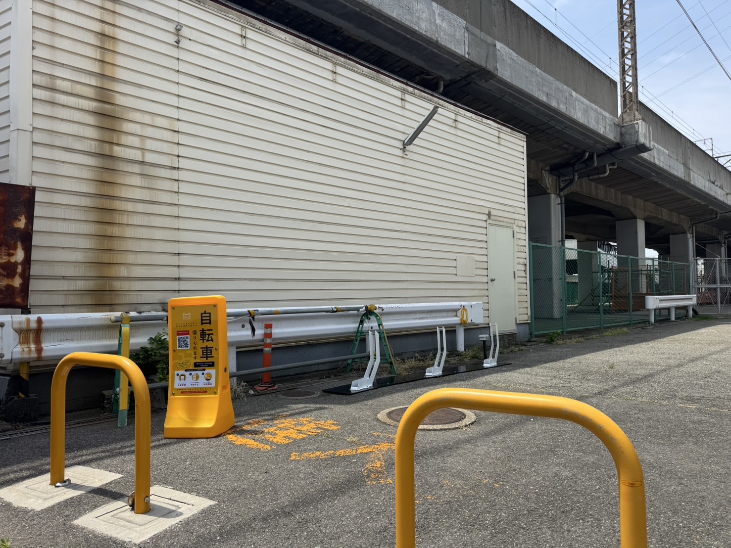 徳庵鴻池新田間高架下