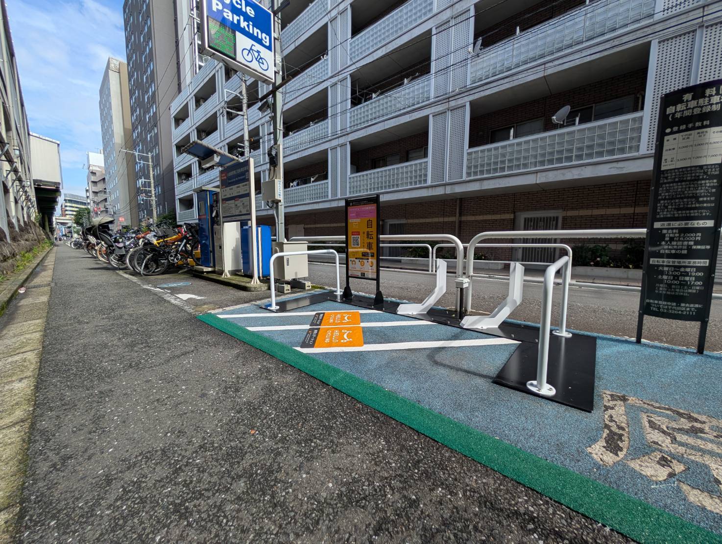 【チャイルドシート付専用】水道橋駅自転車駐車場