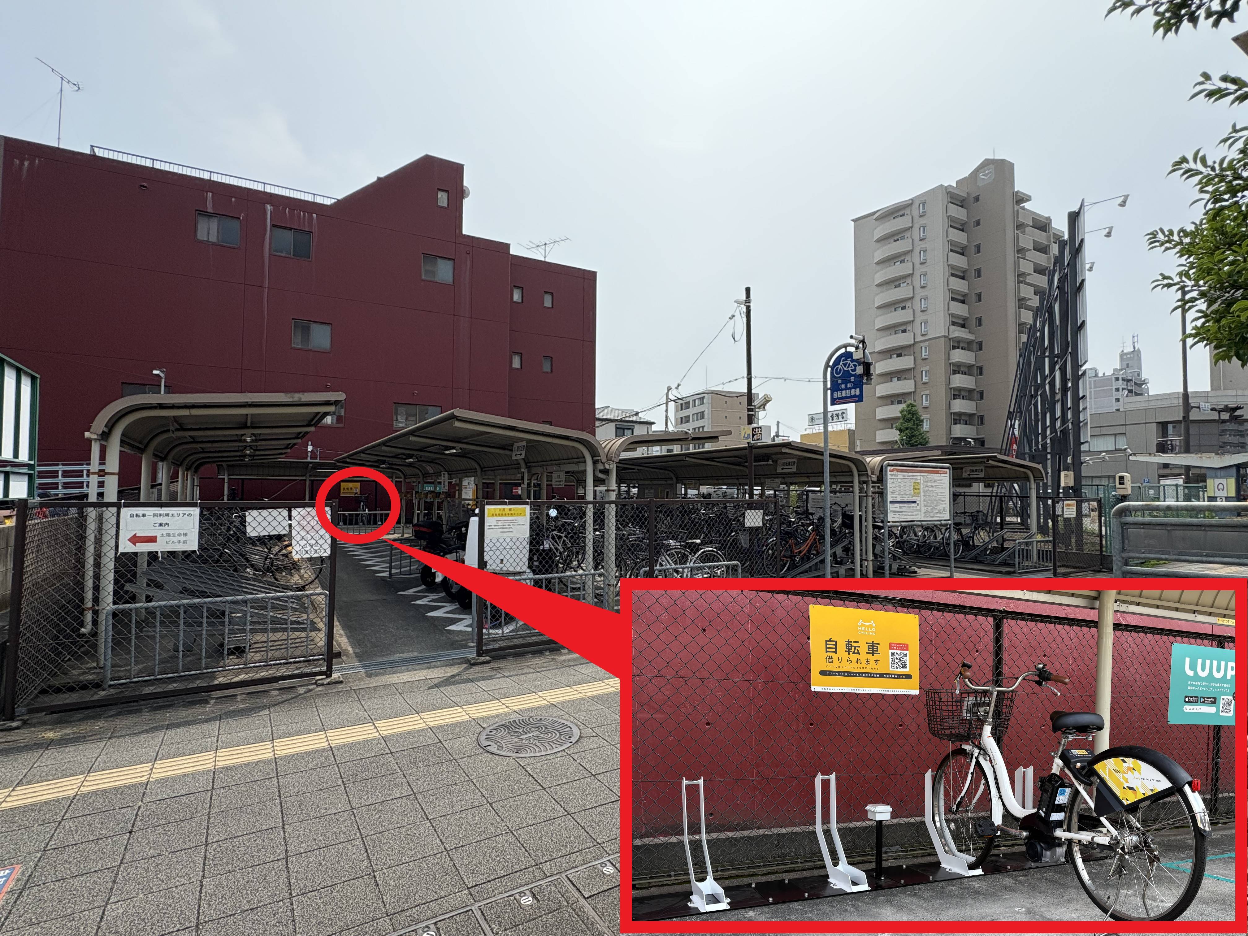伝馬町自転車駐車場