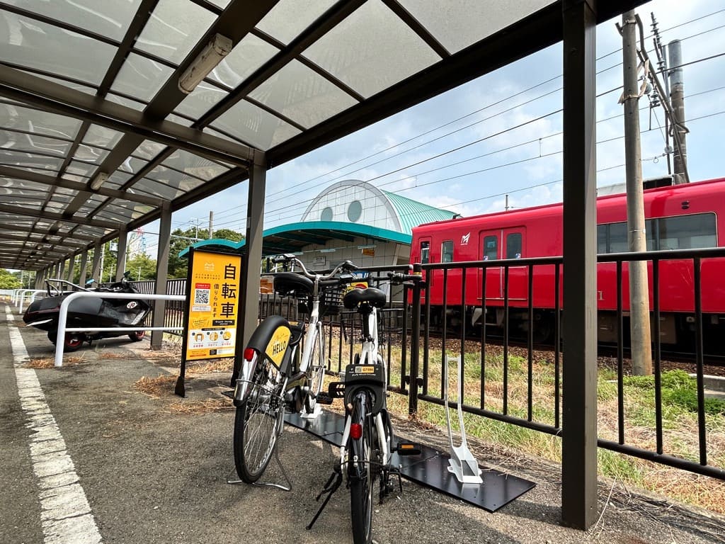 名鉄堀内公園駅（社会実験ポート）