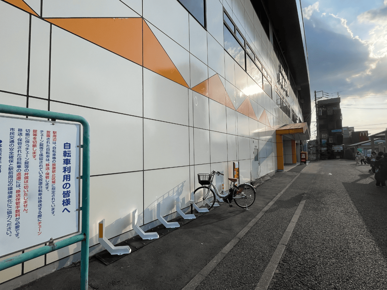 北総線東松戸駅前