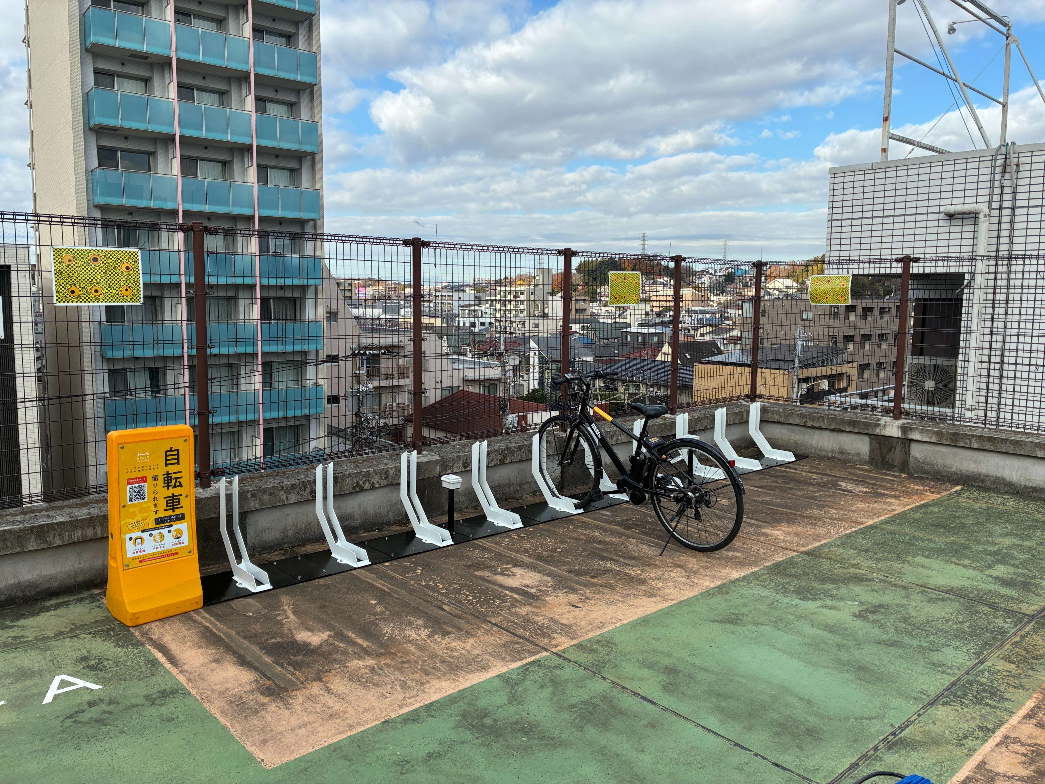 武蔵溝ノ口駅南口周辺自転車等駐車場第3施設（屋上）
