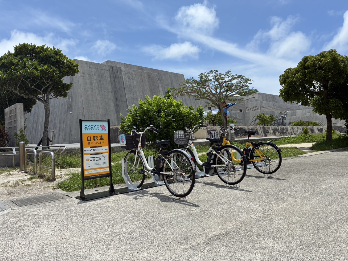 沖縄県立博物館・美術館側