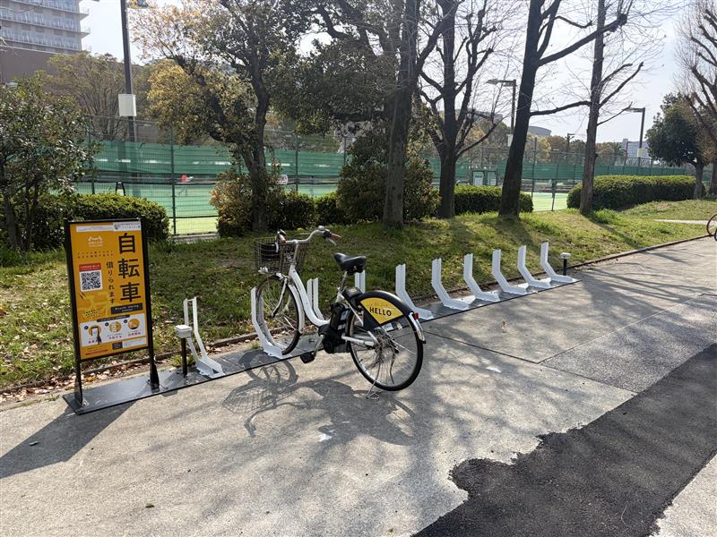 金岡公園 テニスコート前 (HELLO CYCLING ポート)の画像1