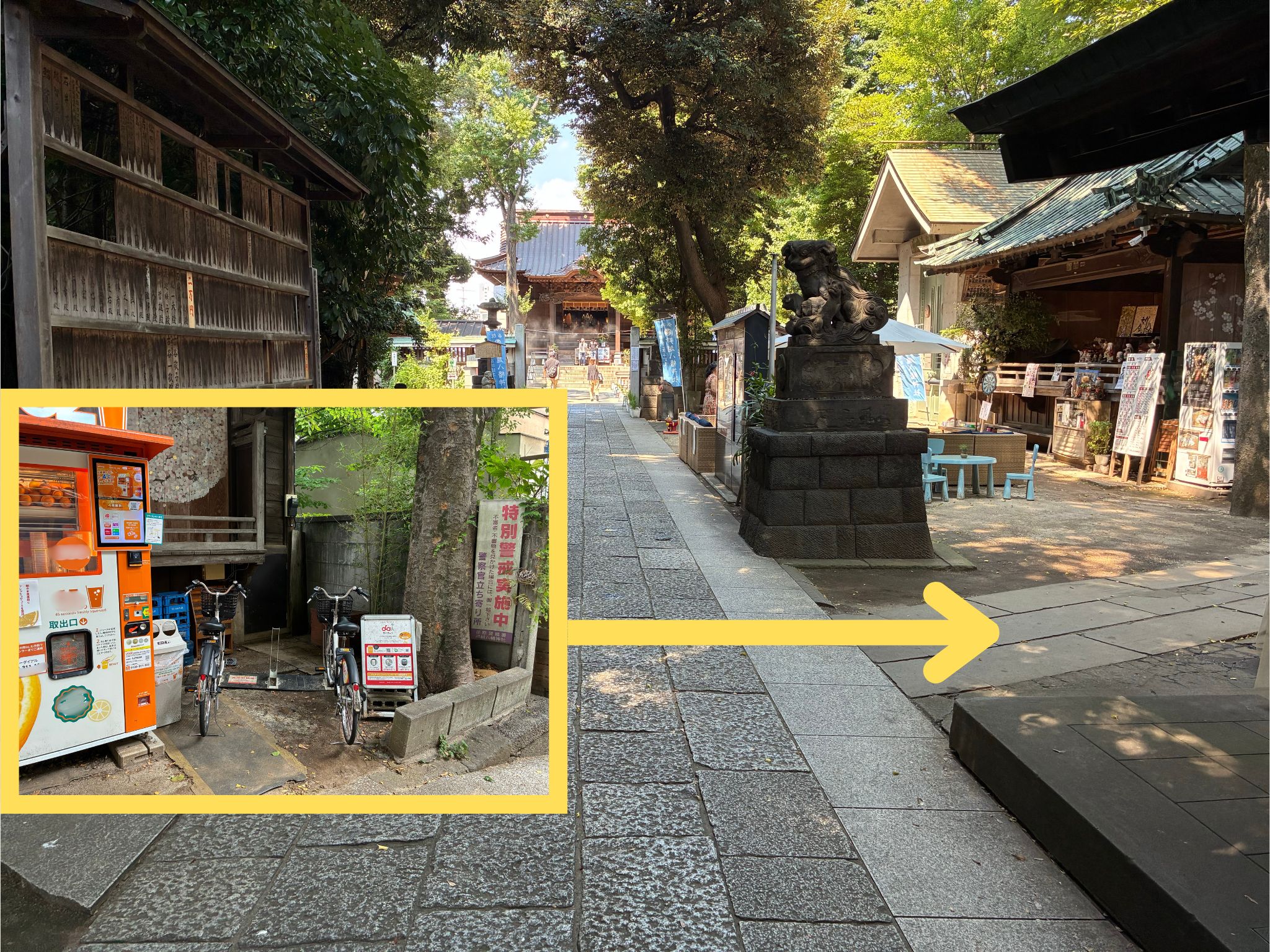 戸越八幡神社 戸越銀座商店街南