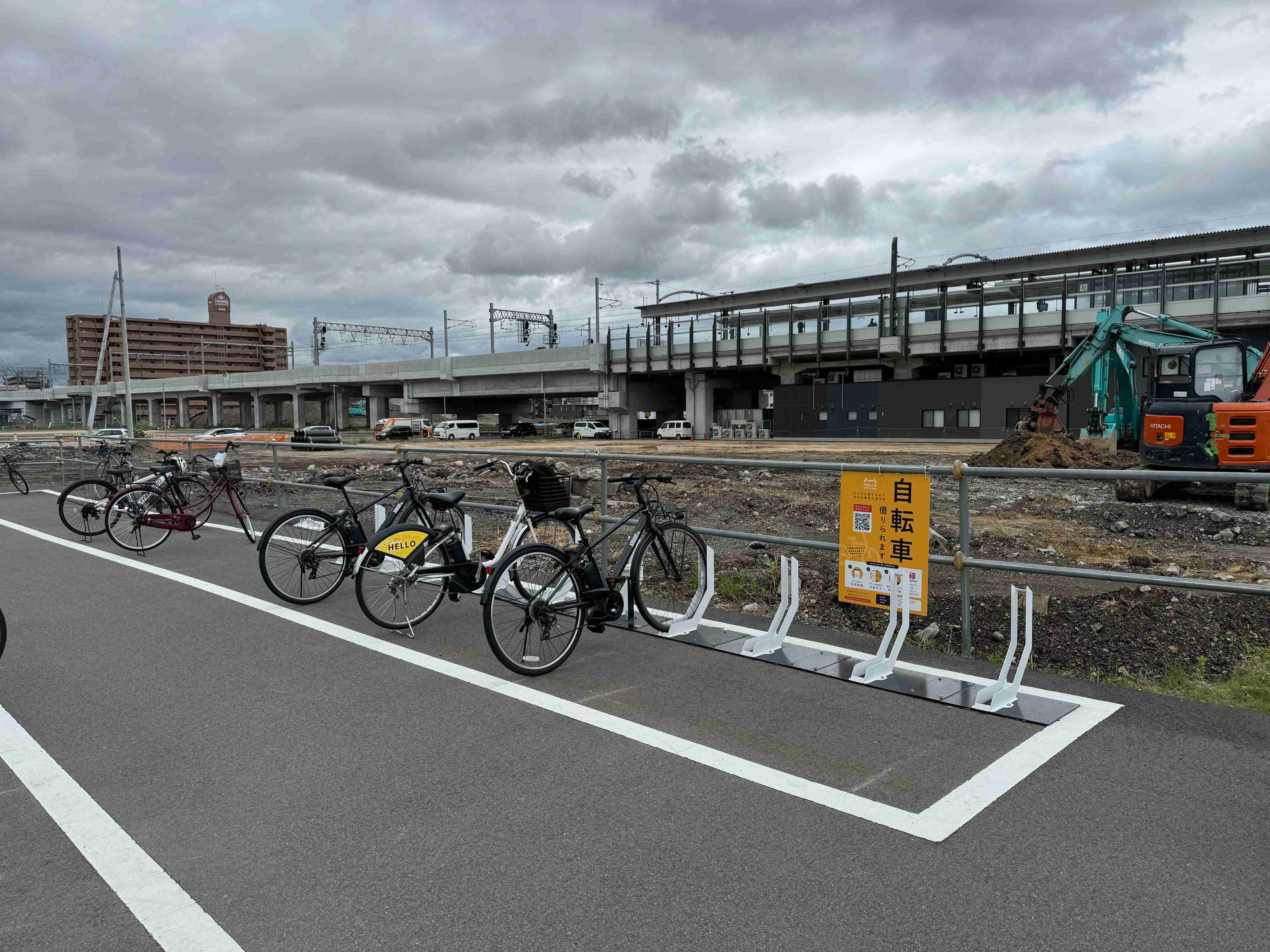 JR松山駅臨時駐輪場 (HELLO CYCLING ポート)の画像1